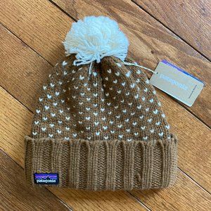 NWT Patagonia Women's Snowbelle Pom Beanie Hat